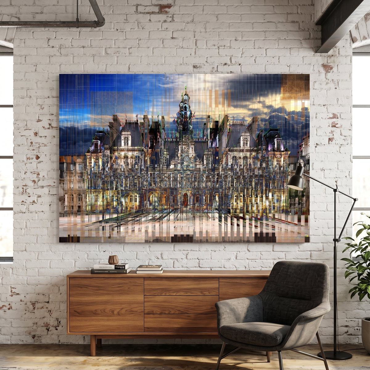 Tableau Photographique Hôtel de Ville de Paris Yves Badyh