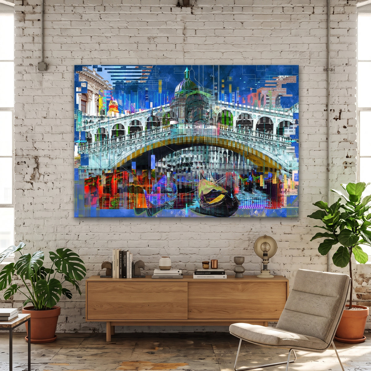 Tableau Photographique Ponte Rialto Yves Badyh