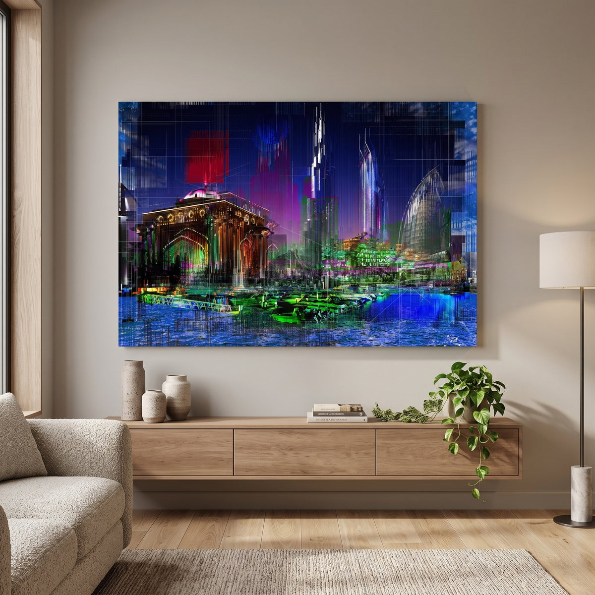 Tableau Photographique Dubaï Skyline Yves Badyh