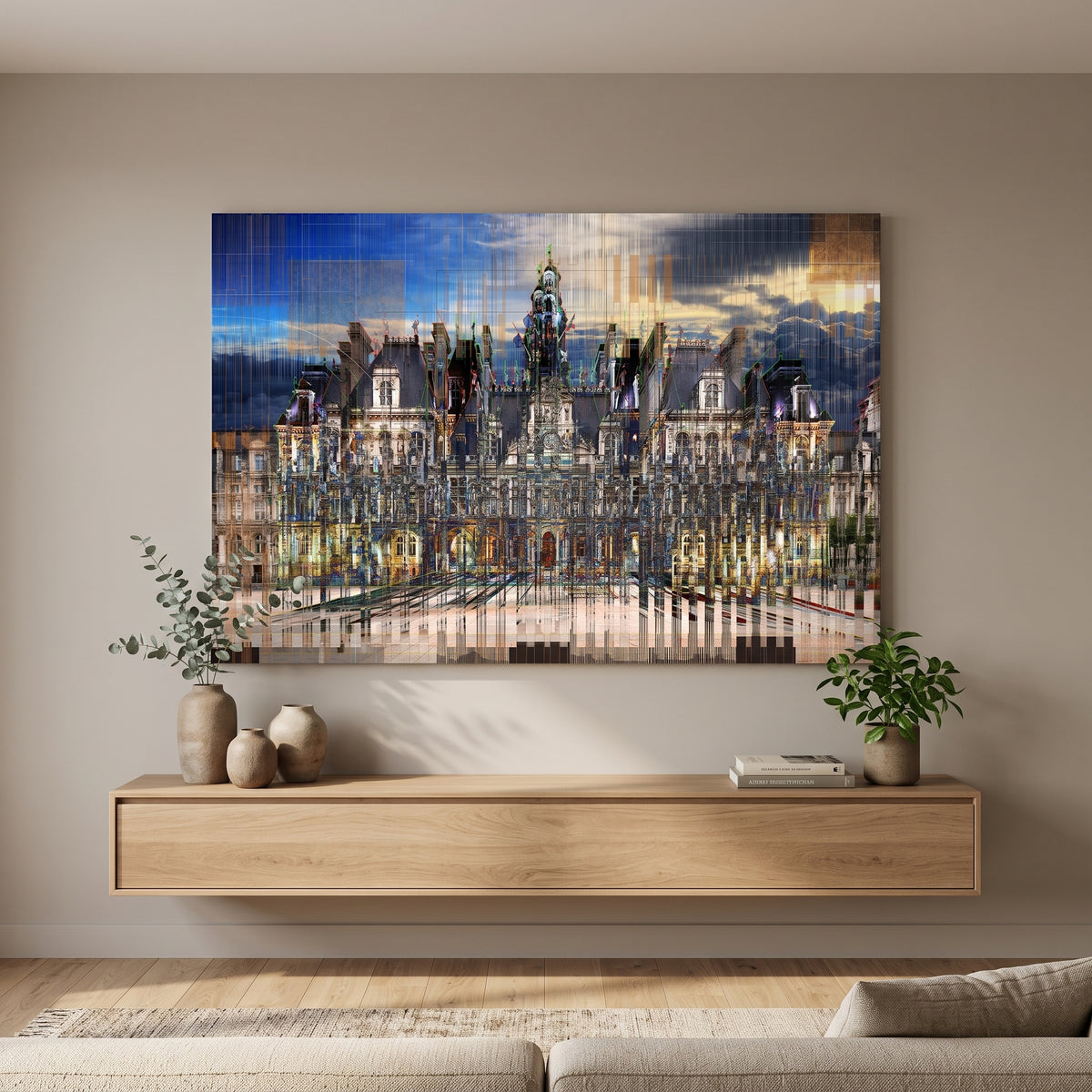 Tableau Photographique Hôtel de Ville de Paris Yves Badyh