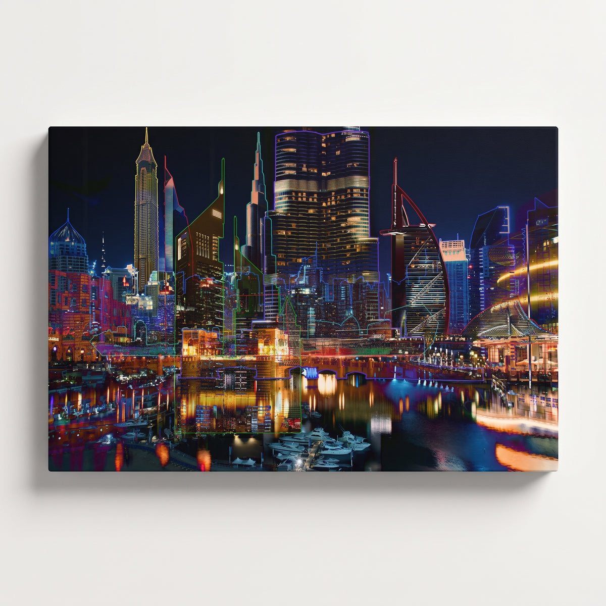 Tableau Photographique Dubaï Marina Yves Badyh