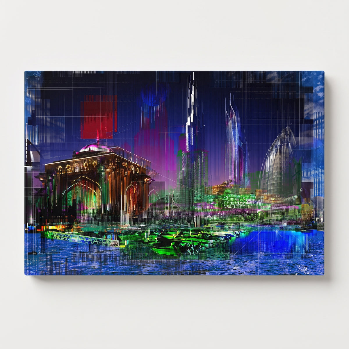 Tableau Photographique Dubaï Skyline Yves Badyh