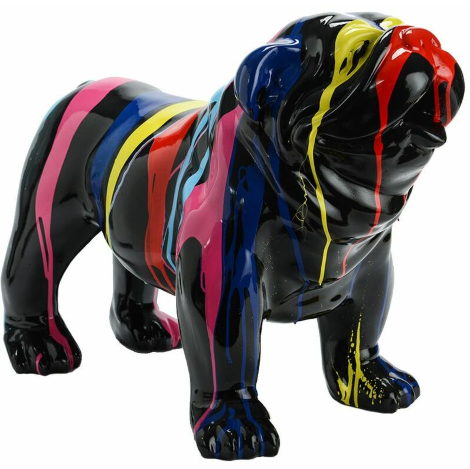 Statue Jardin Bulldog USA