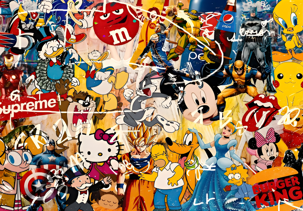 Tableau Pop Art Comics