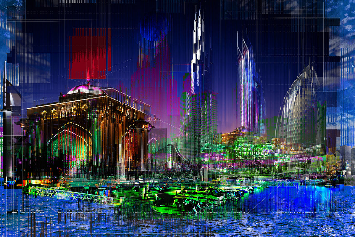 Tableau Photographique Dubaï Skyline Yves Badyh