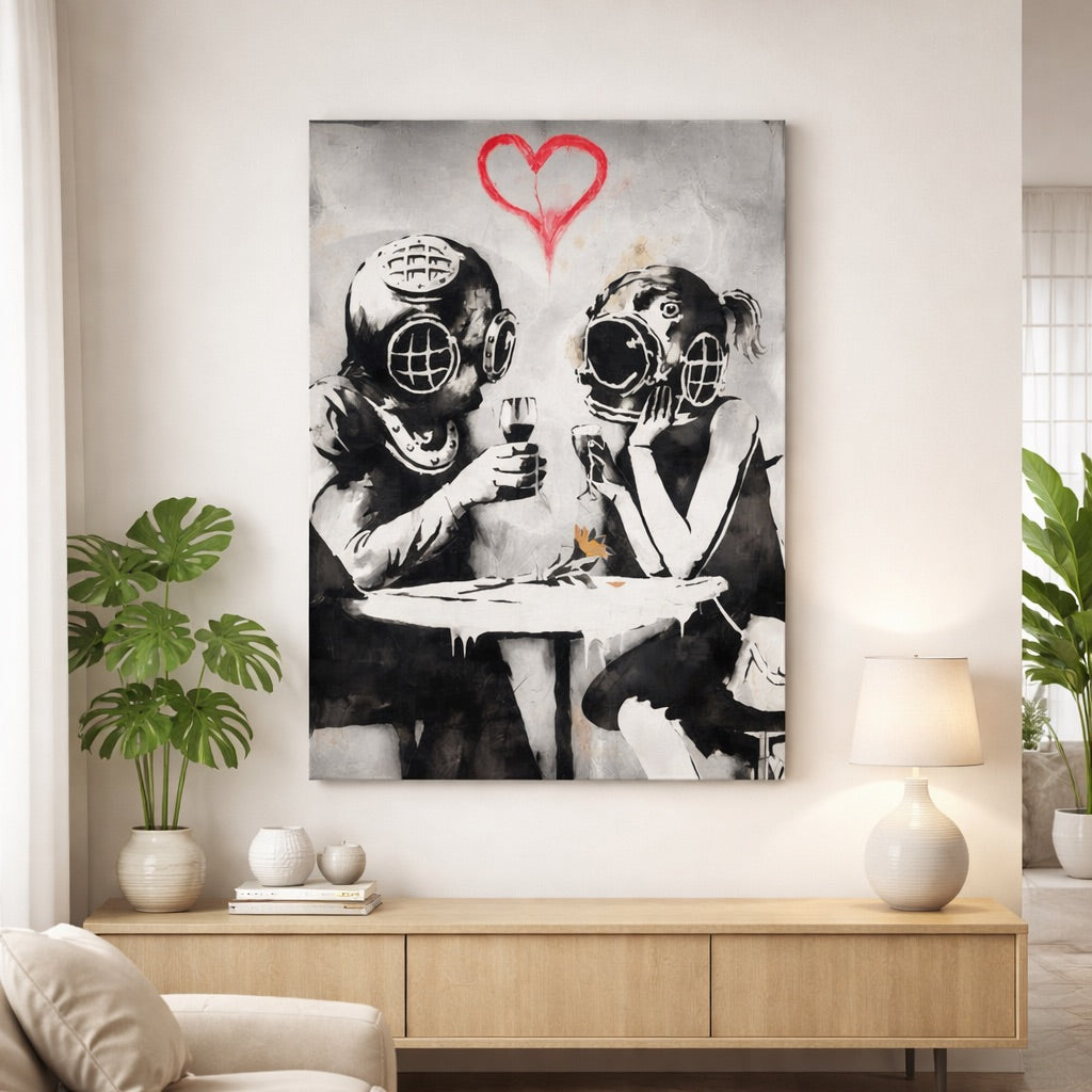 Tableau Banksy Couple