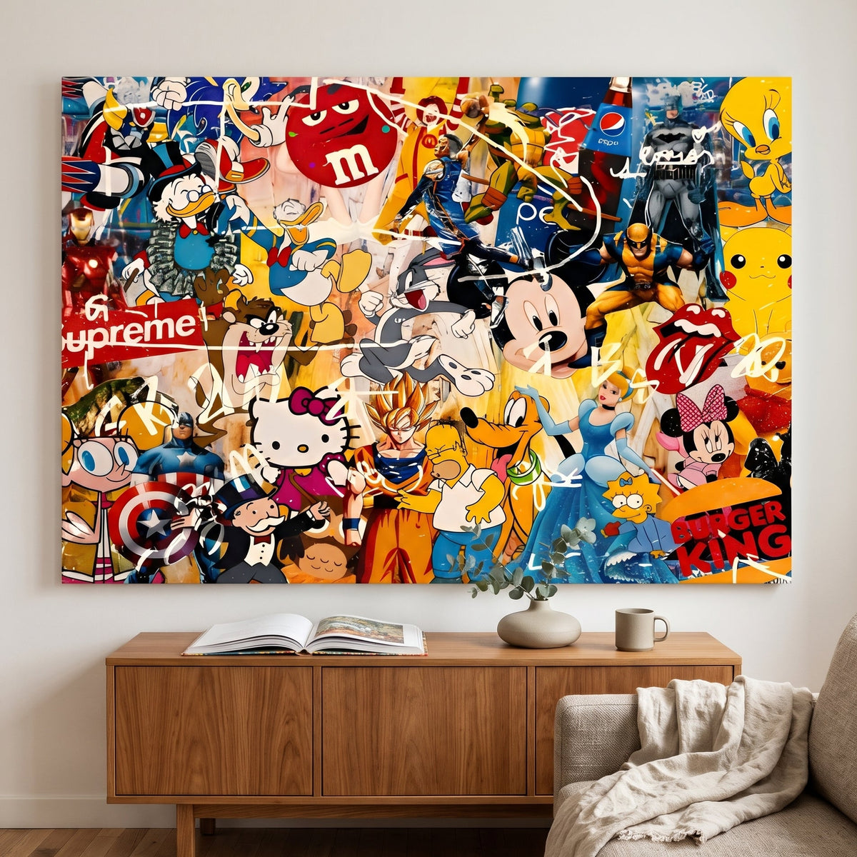 Tableau Pop Art Comics