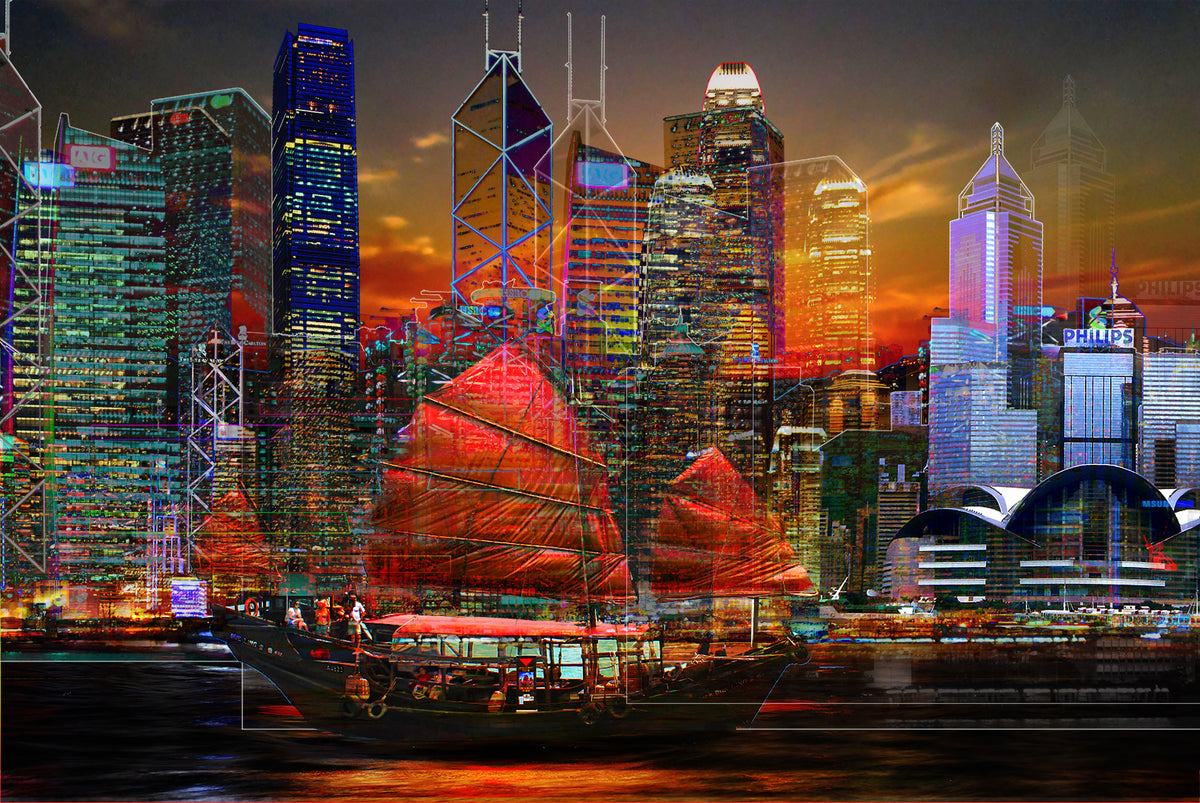 Tableau Photographique Hong Kong Yves Badyh