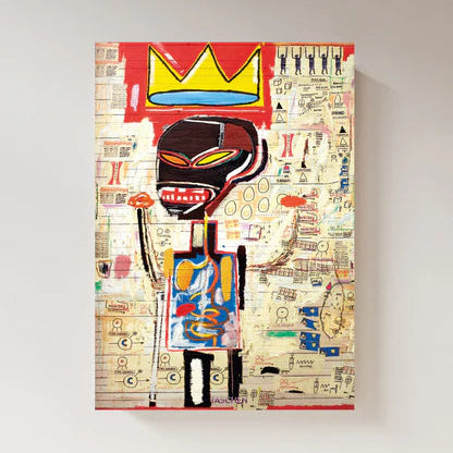 Tableau Jean Michel Basquiat Le Roi