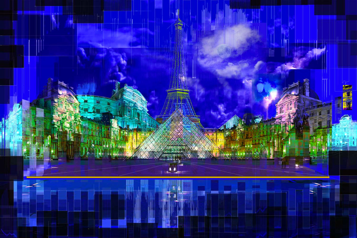 Tableau Photographique Paris Skyline Yves Badyh