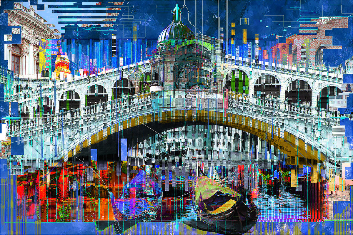 Tableau Photographique Ponte Rialto Yves Badyh