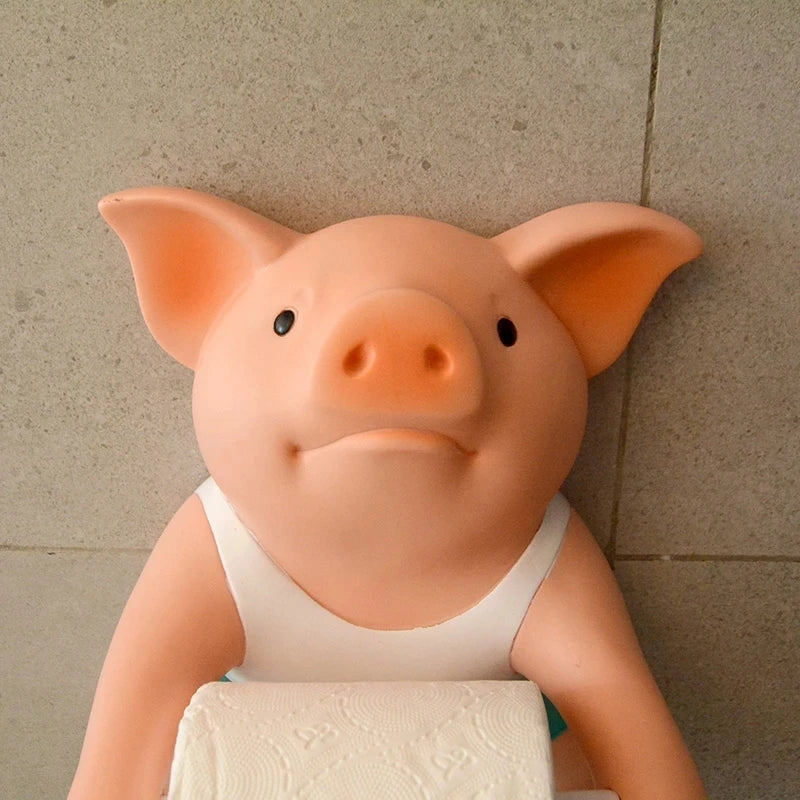 Porte Papier Toilette Cochon Sympa