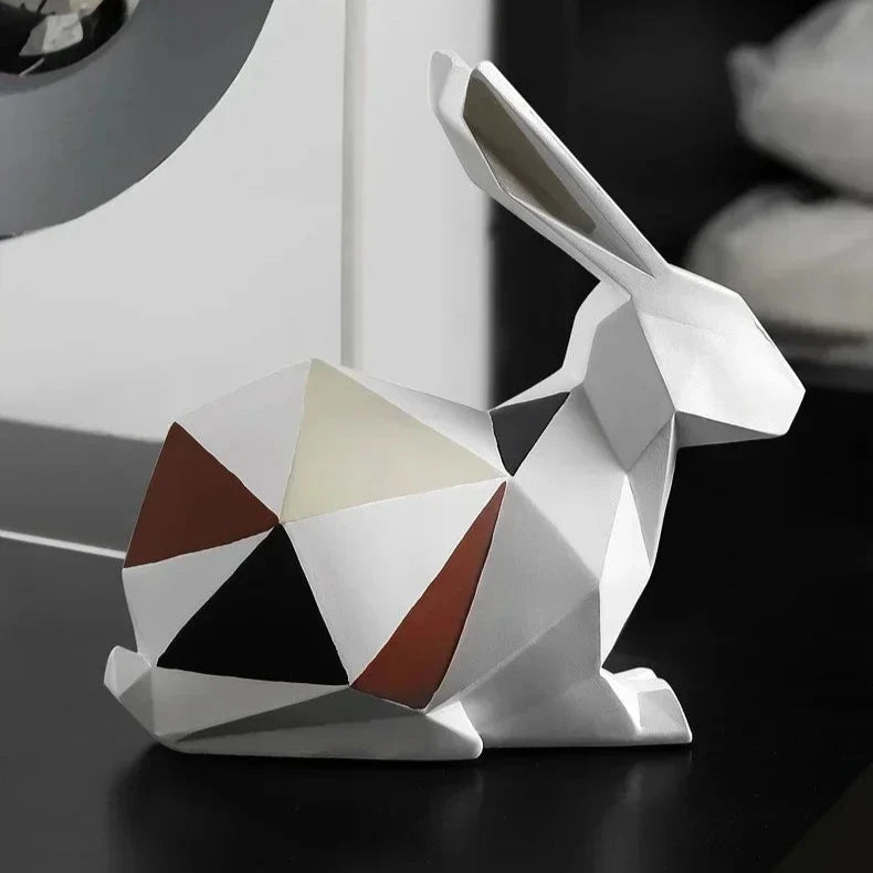 Statue Lapin Origami