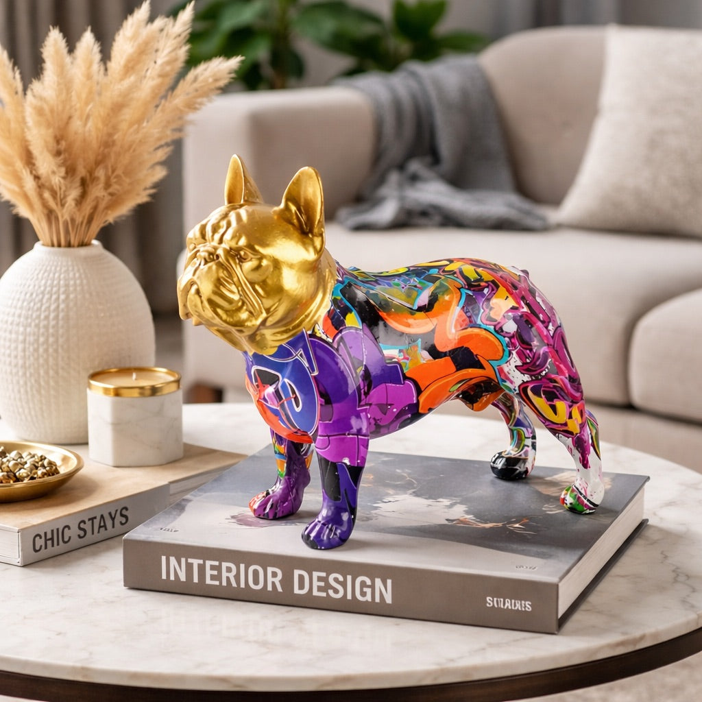 Statue Bulldog Français