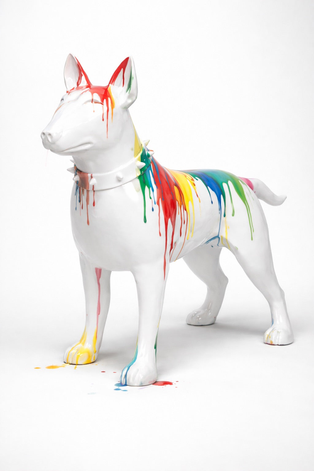 Statue Chien Grande Taille Bull Terrier
