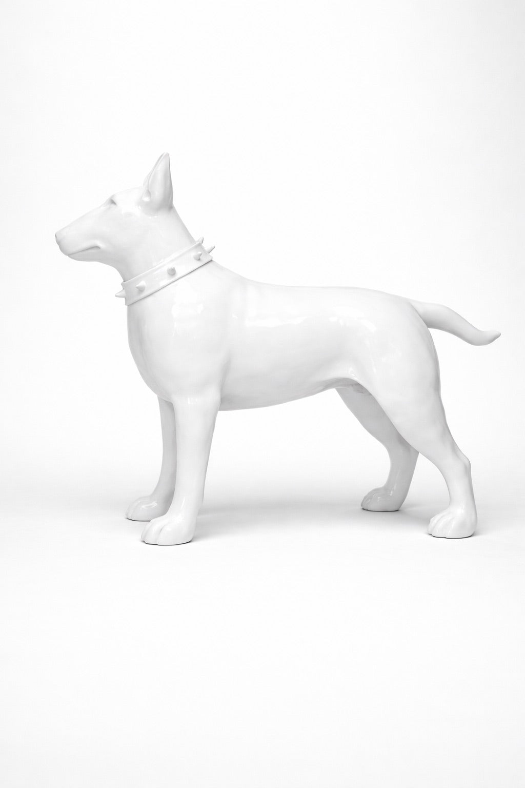 Statue Chien Grande Taille Bull Terrier