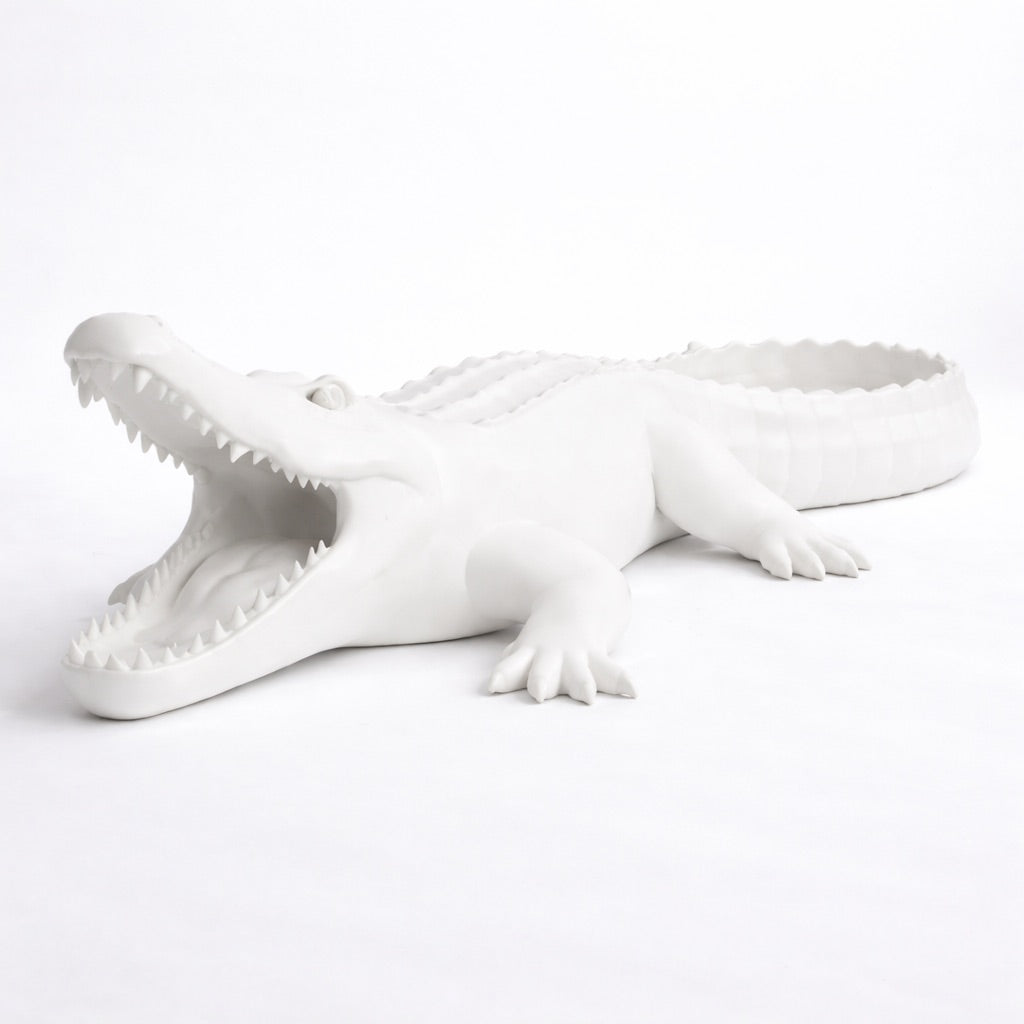 Statue Crocodile Jardin XXL