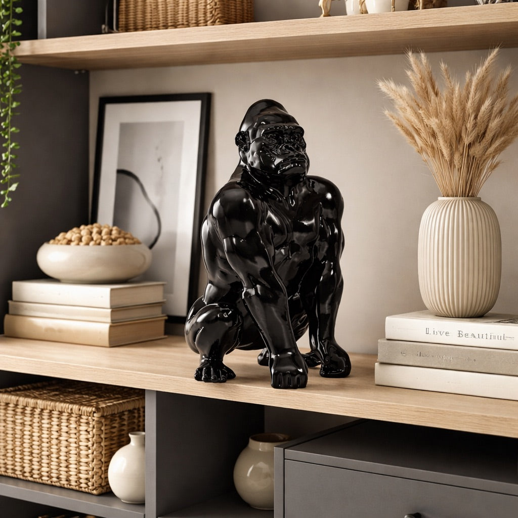 Statue Gorille Design Déco