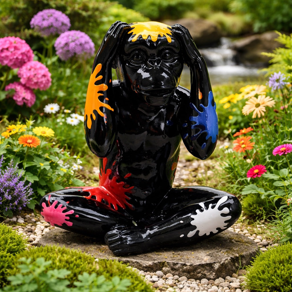 Statue Singe Street Art