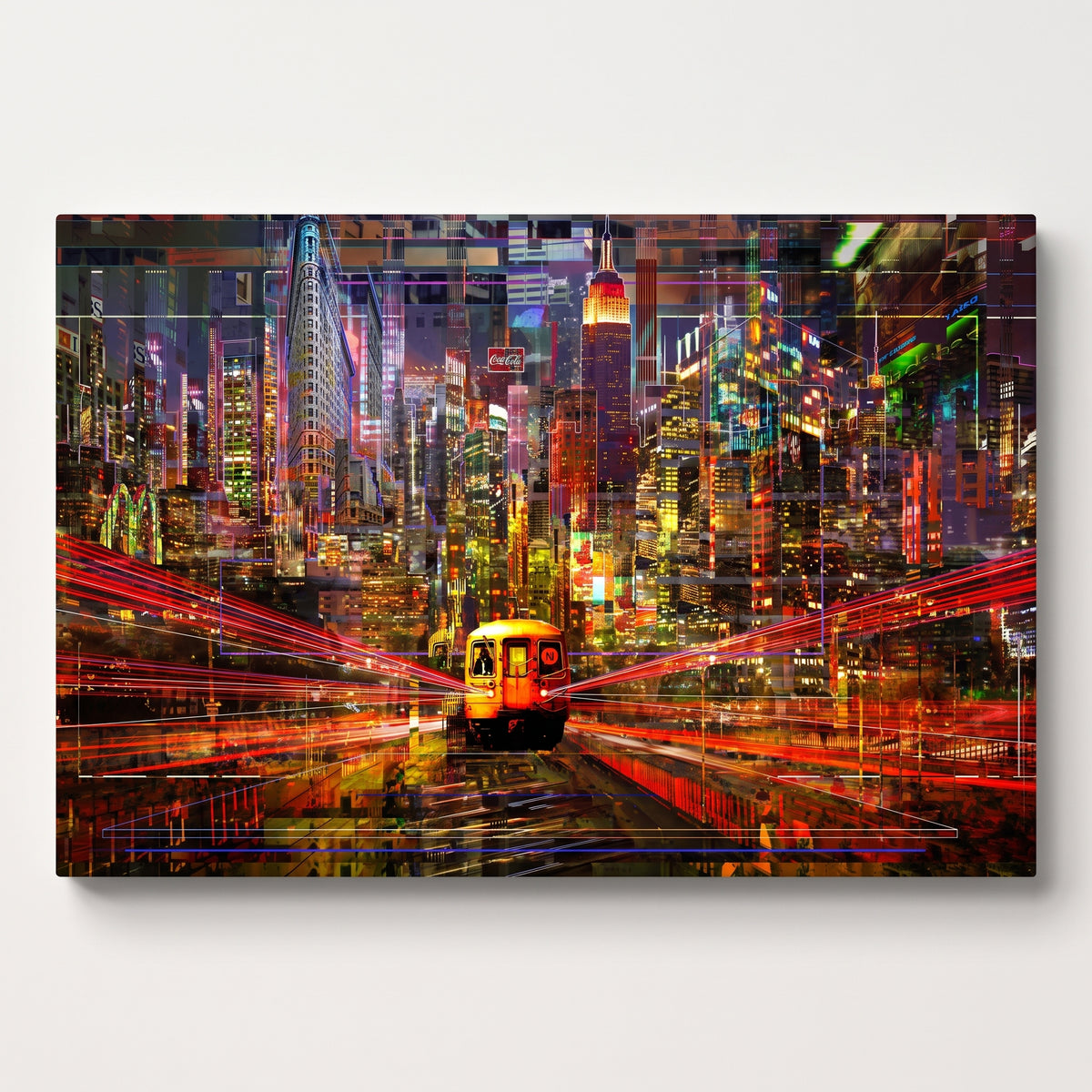 Tableau Photographique New York Subway Yves Badyh