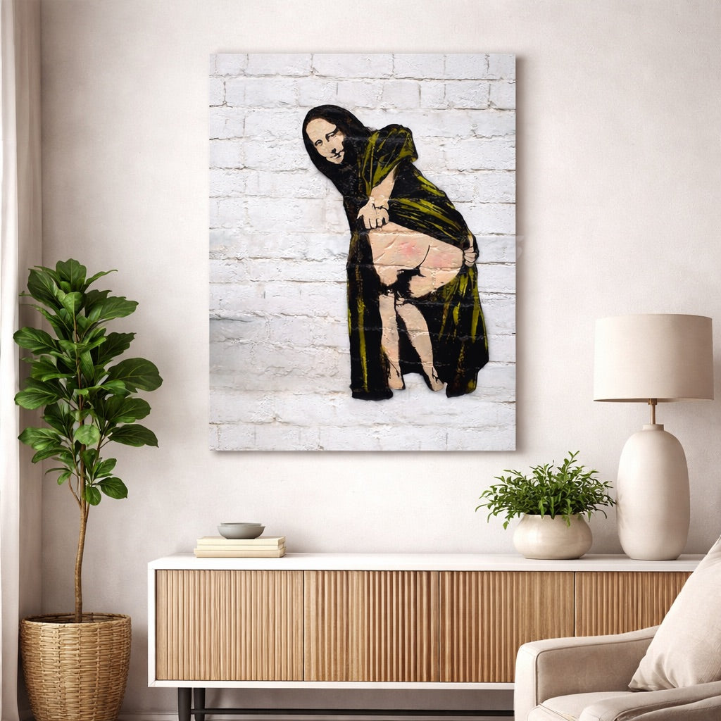 Tableau Banksy Mona Lisa