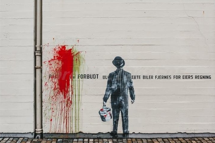 Tableau Banksy Stavanger