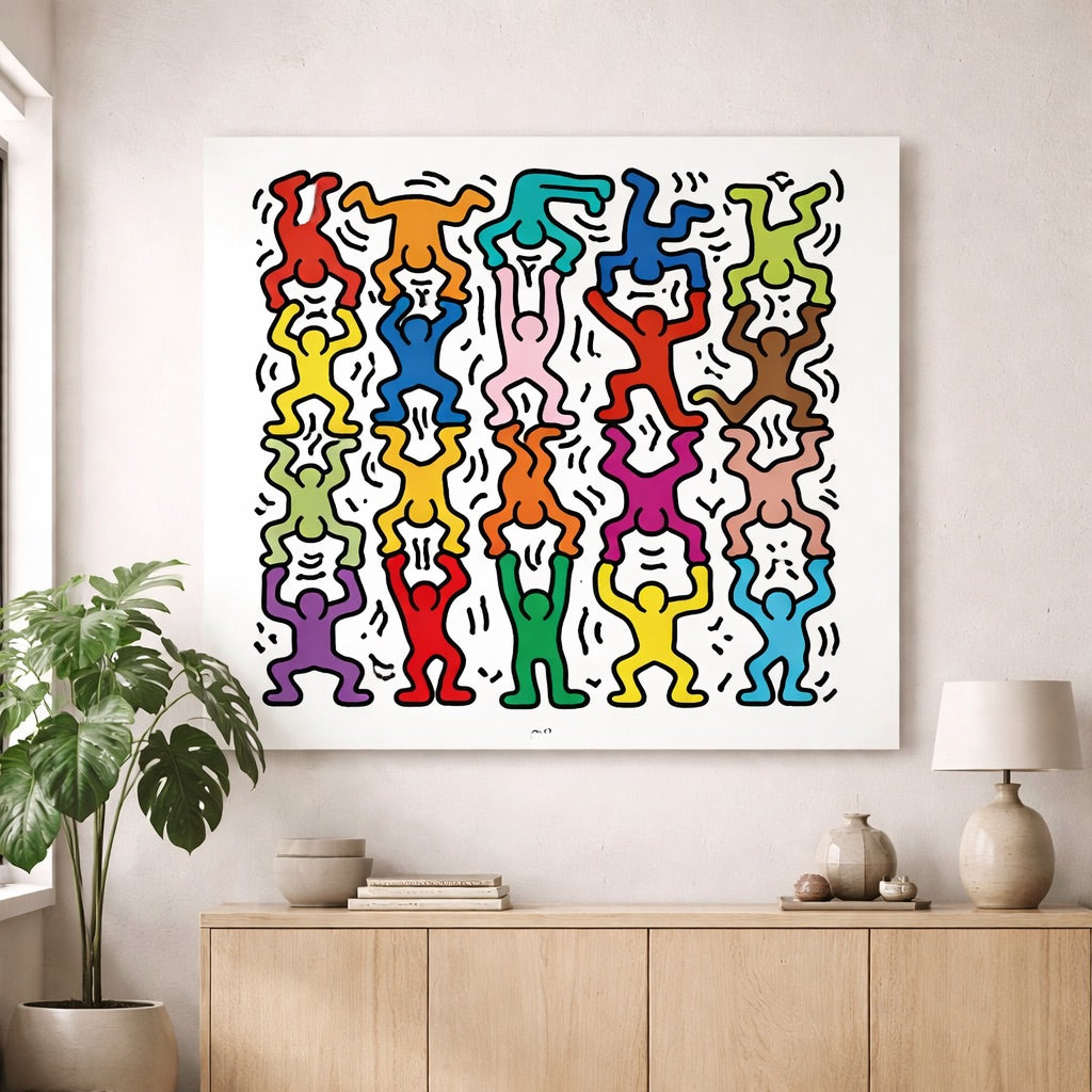 Tableau Keith Haring Pop Art