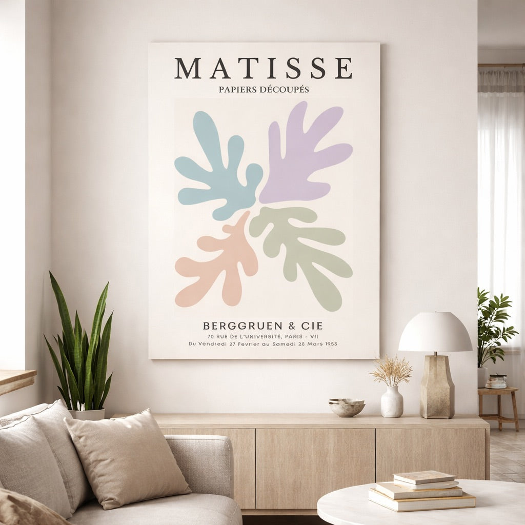 Tableau Street Art Henri Matisse "Algues Colorées"