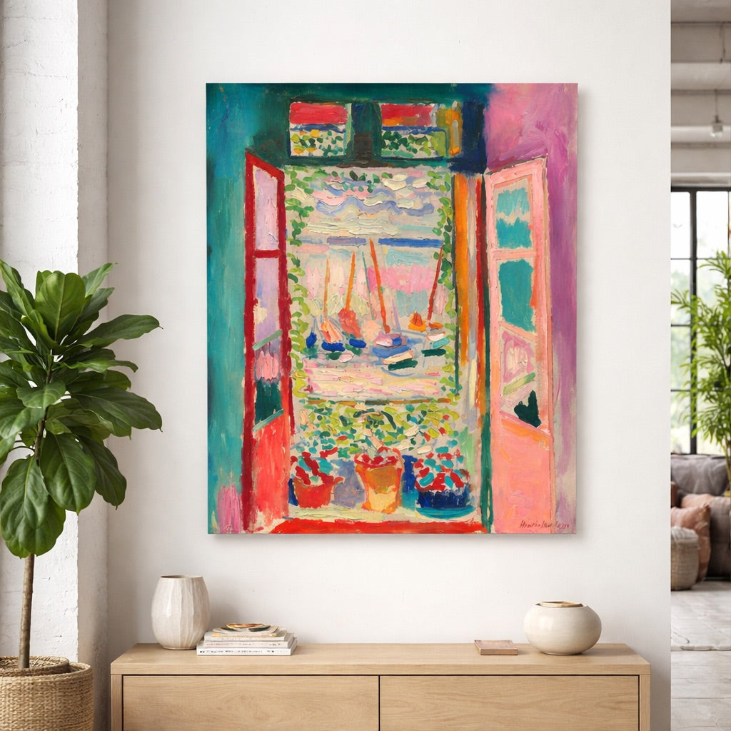 Tableau Street Art Henri Matisse "Open Window Collioure"