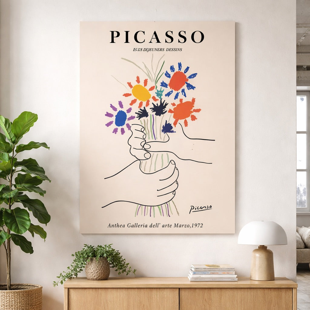 Tableau Street Art Picasso Les Déjeuners Dessins