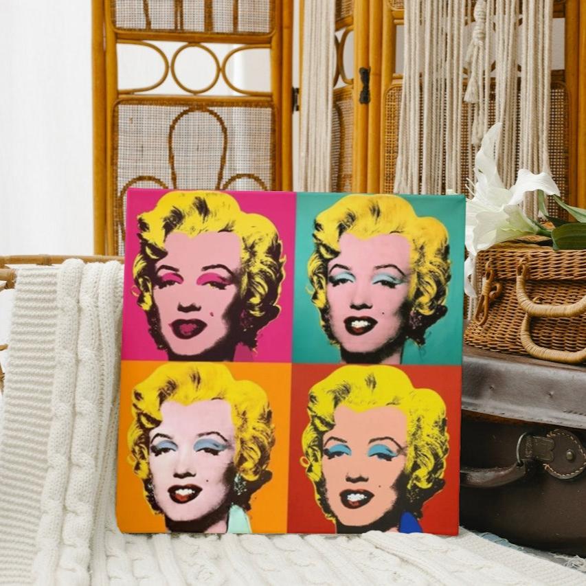 Tableau Street Art Andy Warhol "Marilyn"