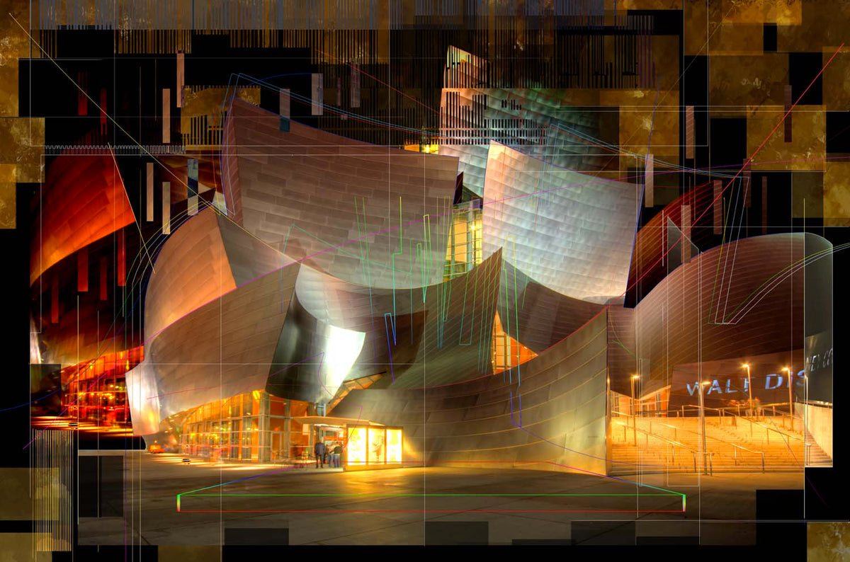 Tableau Photographique Walt Disney Concert Hall Yves Badyh