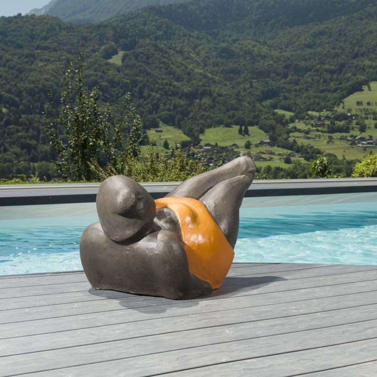 Statue Jardin Femme Contemporaine