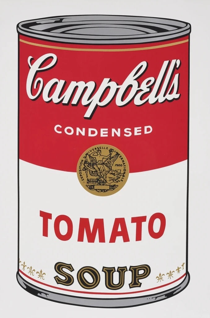 Tableau Street Art Andy Warhol "Tomato Soup"