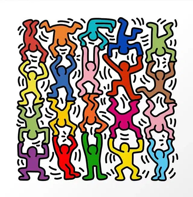 Tableau Keith Haring Pop Art
