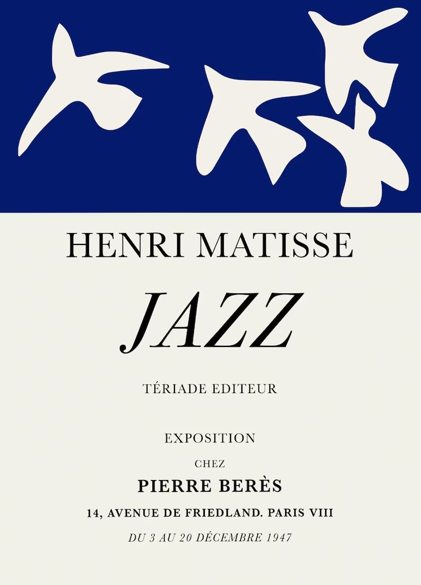 Tableau Street Art Henri Matisse "Jazz"