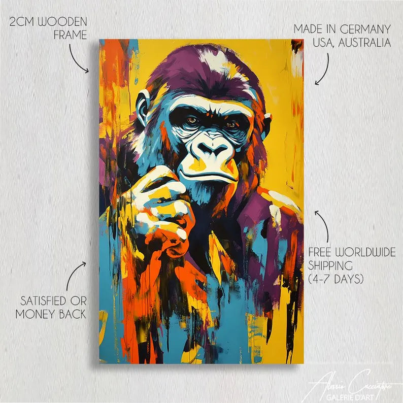 Poster Singe Pop Art