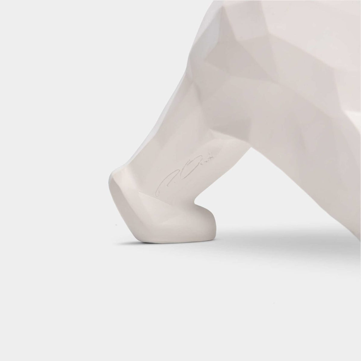 Ours Blanc Bi-Face Richard Orlinski