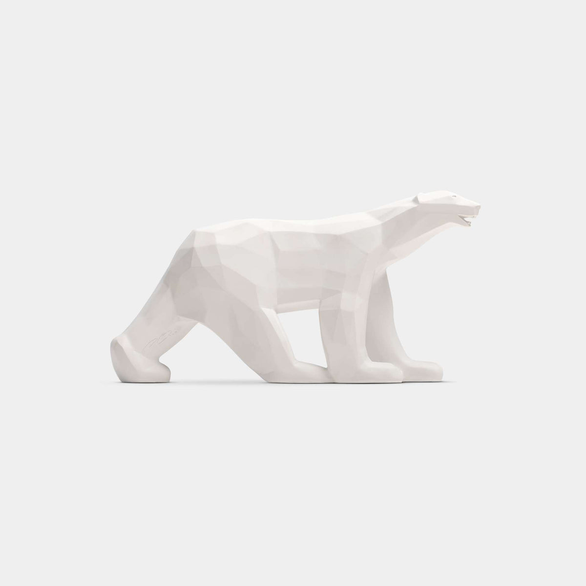 Ours Blanc Bi-Face Richard Orlinski