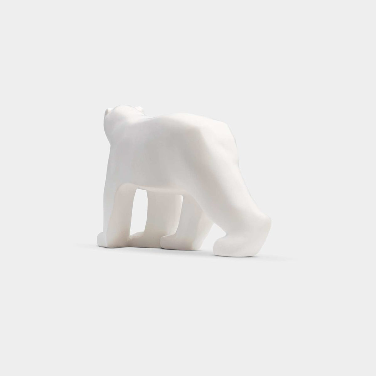 Ours Blanc Bi-Face Richard Orlinski