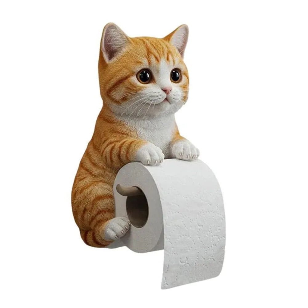 Porte Papier Toilette Chat Cool
