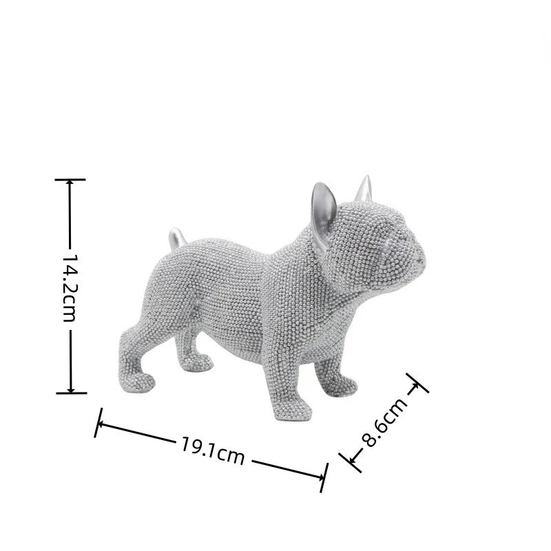 Statue Bouledogue Français Résine