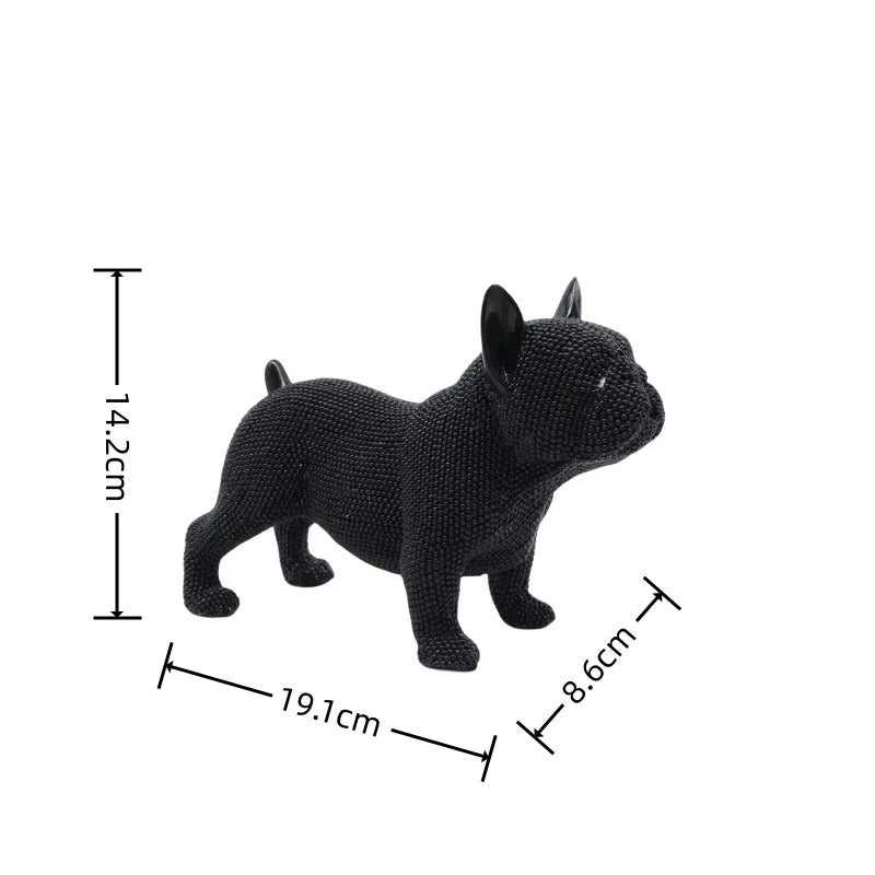 Statue Bouledogue Français Résine