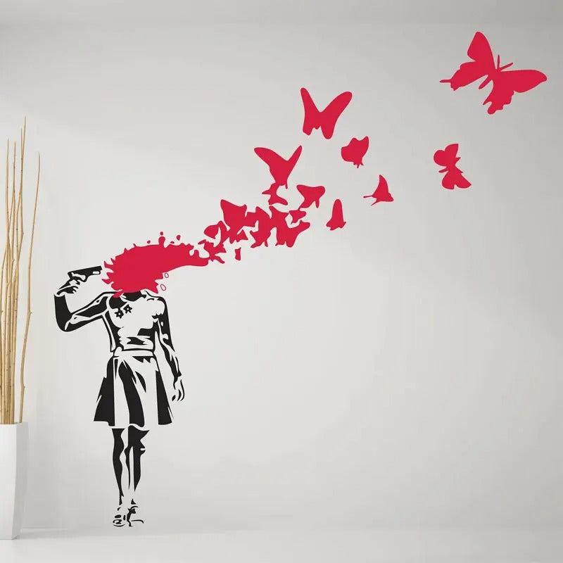 Sticker Banksy Poétique