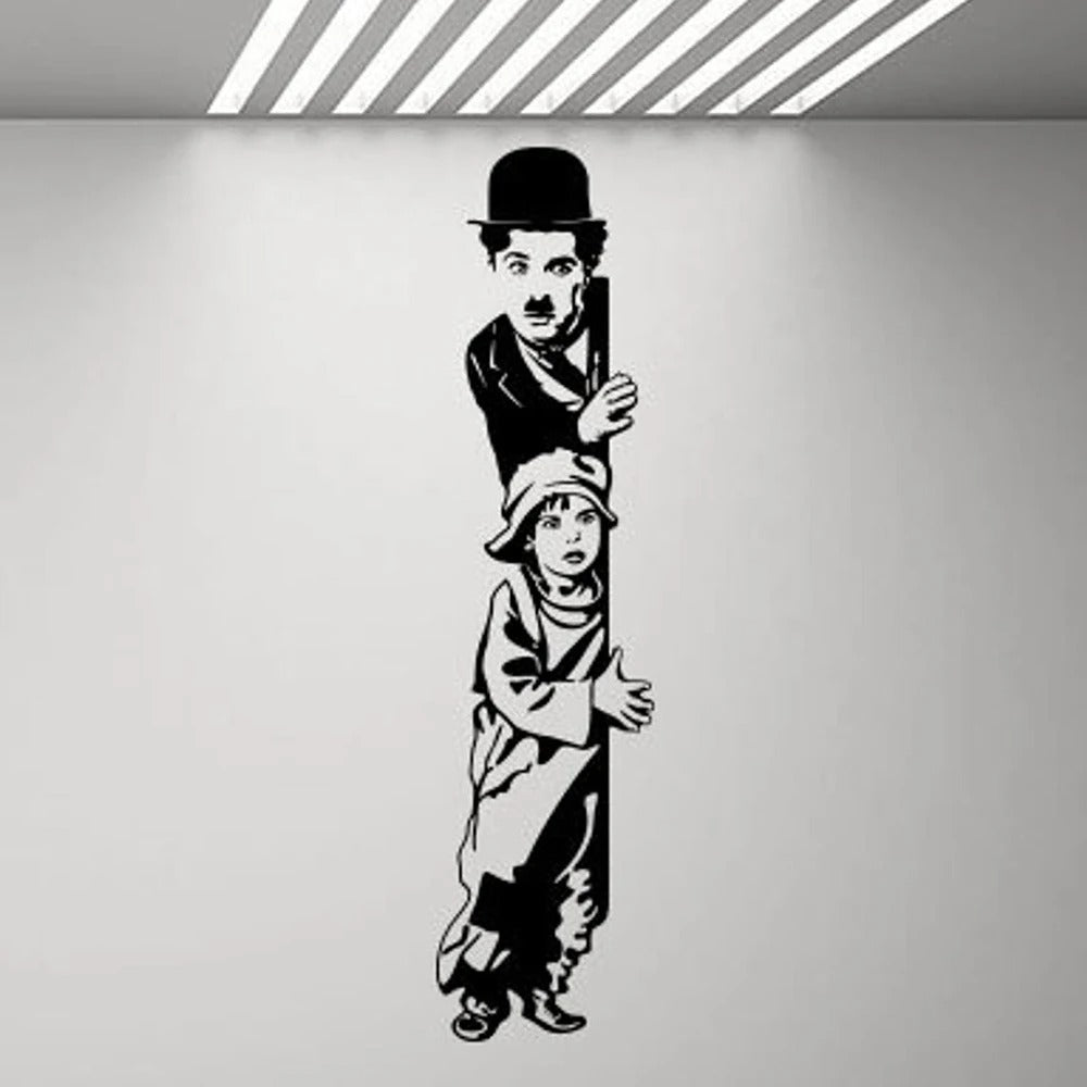 Sticker Banksy Charlie Chaplin