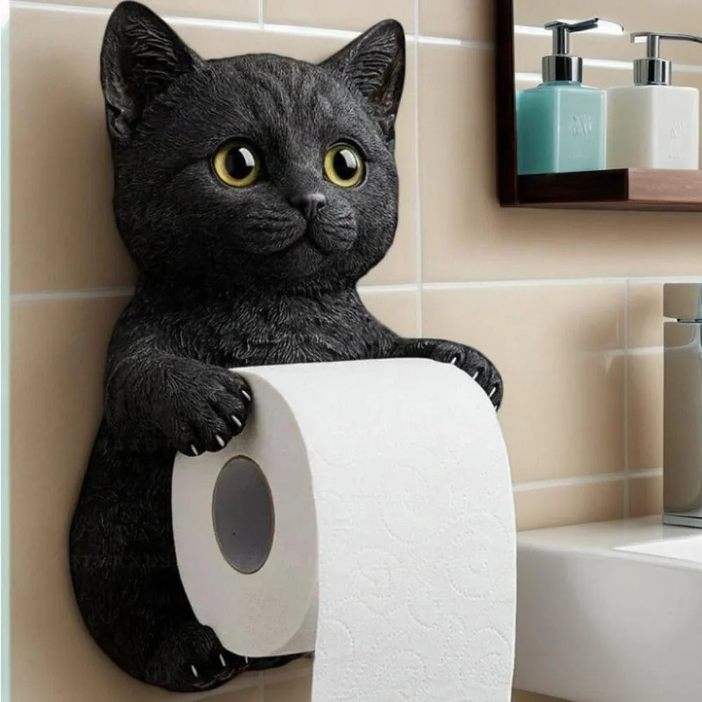 Porte Papier Toilette Chat Cool