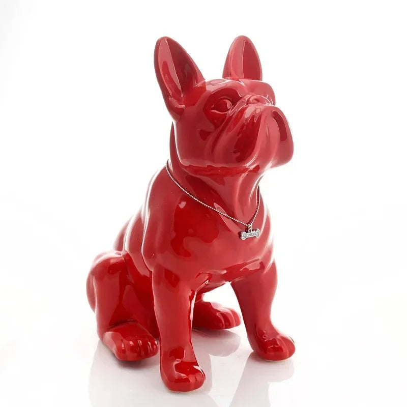 Statue Bouledogue Résine