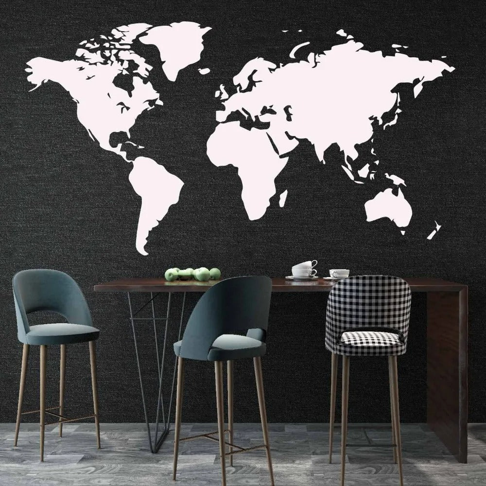 Sticker Carte du Monde
