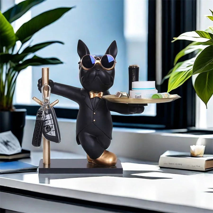 Statue Chien James Bond