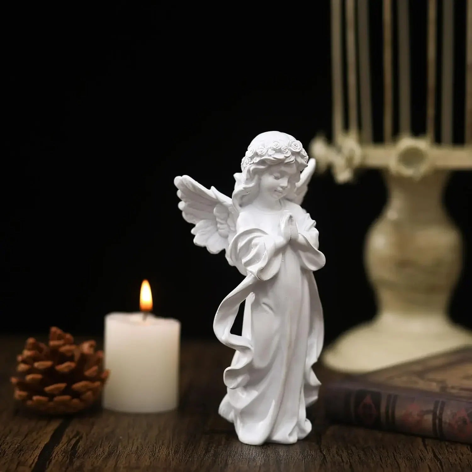 Statue Ange Avec Des Ailes
